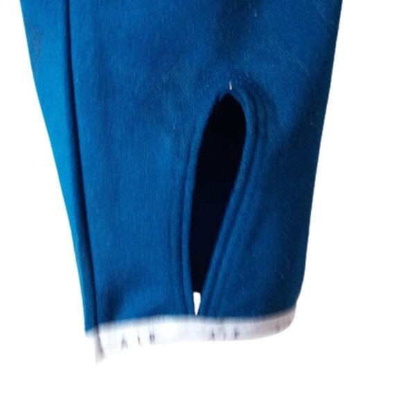 NIKE Blue V-Neck High Low Long Sleeve Shirt Size medium - Picture 6 of 8